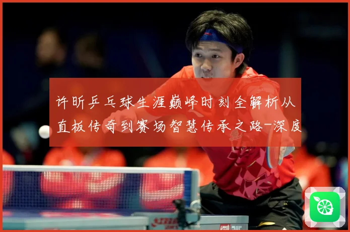 许昕乒乓球生涯巅峰时刻全解析从直板传奇到赛场智慧传承之路-深度解析